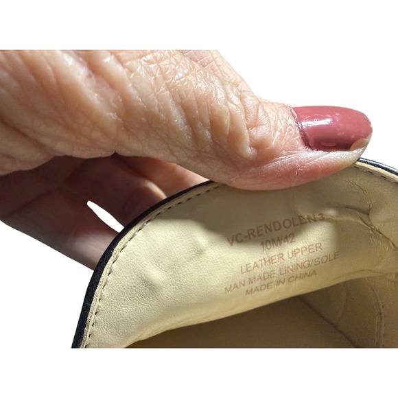 Vince Camuto Zebra Print Calf Hair VC-REDOLEN3 Flats Shoes Women Size 10M - Picture 4 of 5